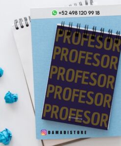 Un cuaderno de espiral con la palabra 
