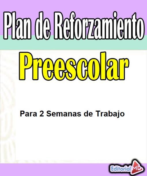 plan de reforzamiento preescolar