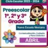 planeacion del mes de abril para preescolar