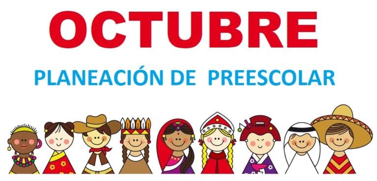 Planeacion del mes de octubre para preescolar Editorial MD