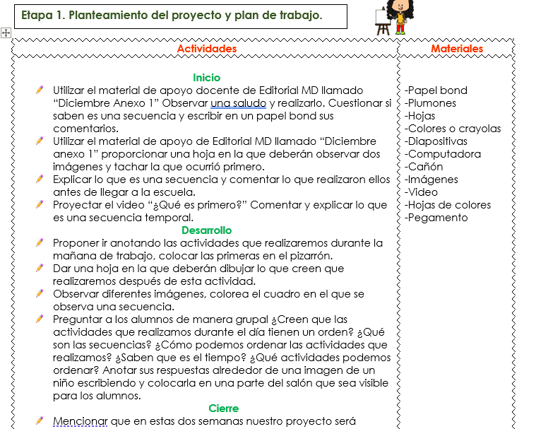 planeacion diciembre preescolar proyectos