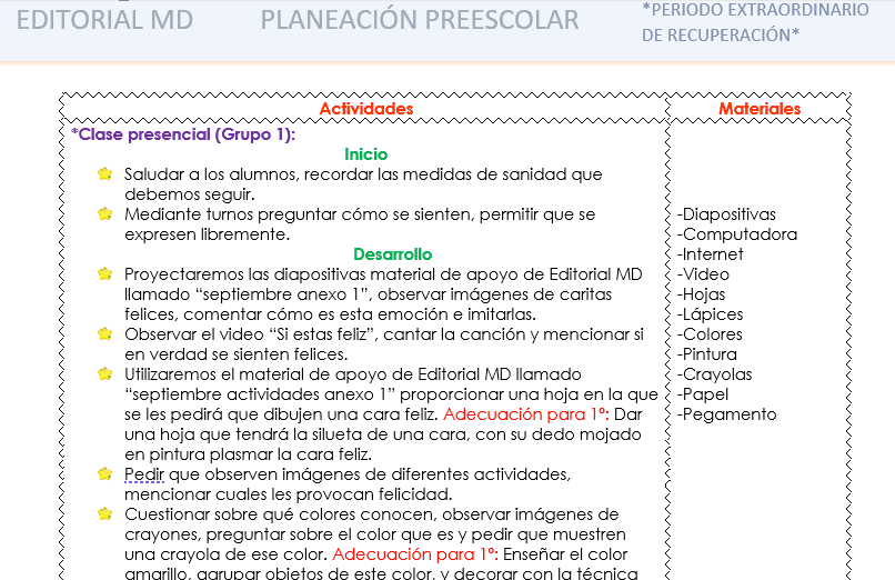 planeación híbrida de septiembre preescolar planeación híbrida de septiembre preescolar