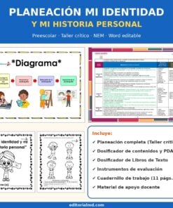 Planeación Mi Identidad y Mi Historia Personal para Preescolar