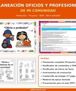 Planeación de Oficios y Profesiones para Preescolar