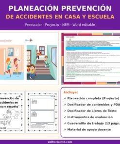 Planeación Prevención de Accidentes en Casa y Escuela para Preescolar
