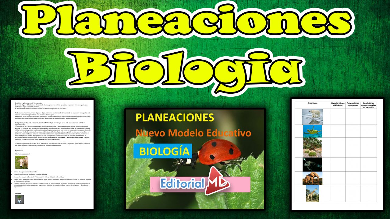 Planeaciones de Biología Secundaria