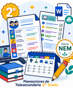 Planeaciones de Telesecundaria Segundo Grado