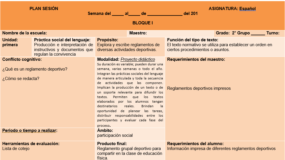 planeaciones español segundo grado secundaria