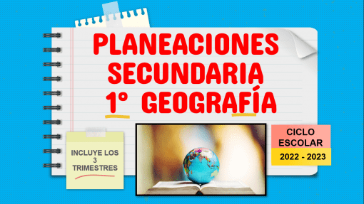 planeaciones geografia secundaria