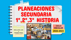 planeaciones historia secundaria