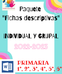 fichas descriptivas primaria