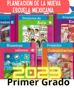 Imagen que muestra cinco libros educativos para 