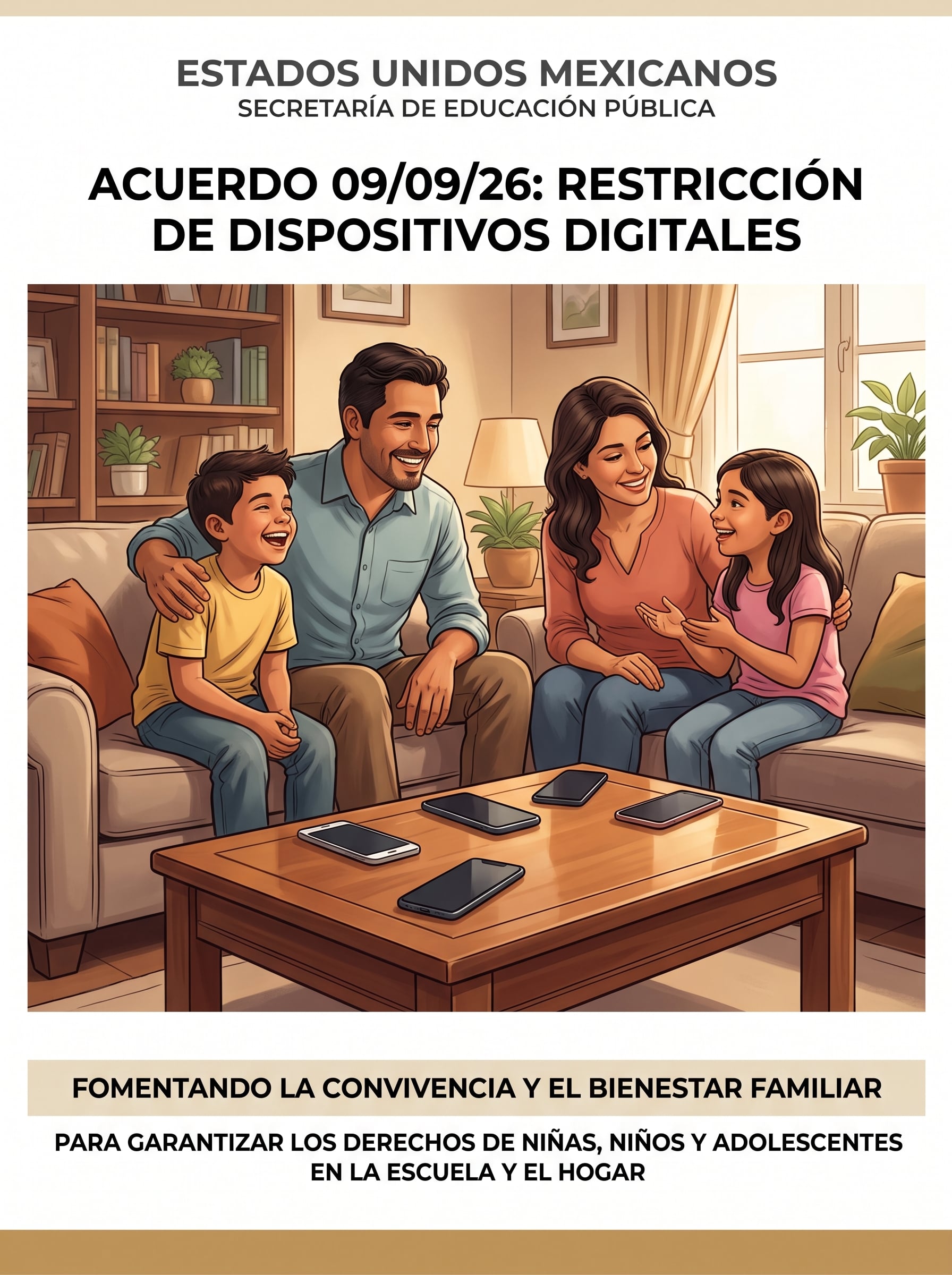 Acuerdo Número 09/09/26, para padres de familia 1 Acuerdo Número 09/09/26, para padres de familia
