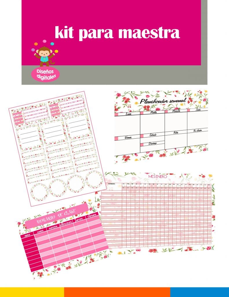 kit para maestra de preescolar y primaria