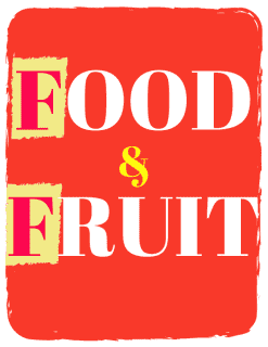 Flash cards food and fruit