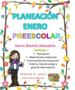 Planeación Preescolar Enero