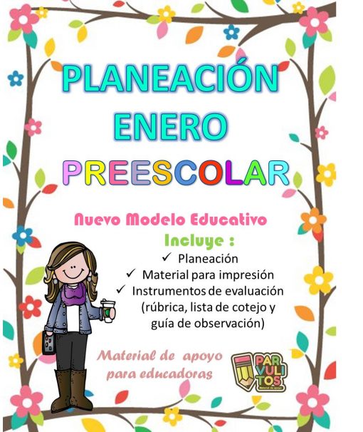 Planeación Preescolar Enero