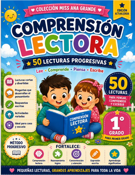 Comprensión Lectora para Primer Grado | 50 Lecturas y Actividades 1 Comprensión Lectora para Primer Grado | 50 Lecturas y Actividades