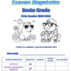 Examen Diagnóstico Sexto Grado 2025-2026