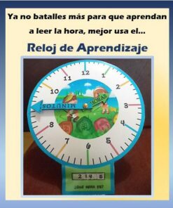 reloj para aprender las horas