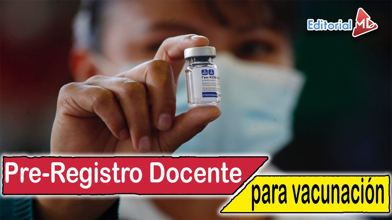 pre registro vacunación docente