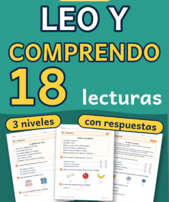 Lecturas de Comprensión 1° grado de primaria – 18 lecturas cortas con preguntas y respuestas