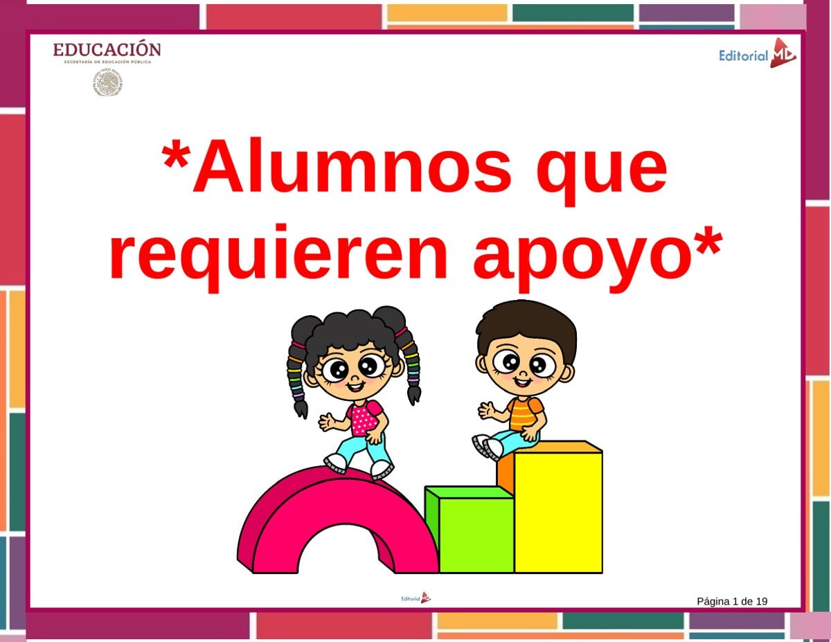 Primer Momento de Evaluación Preescolar 2026-2027 NEM (1°, 2° y 3°) 4 Ejemplos de reportes de evaluación de preescolar para alumnos que requieren apoyo, primer momento