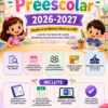 programa analitico de preescolar 2026-2027