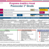 Programa Analítico de Preescolar 2024-2025 | NEM 13 Imagen de un documento curricular titulado