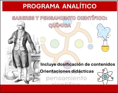 Programa analítico Química
