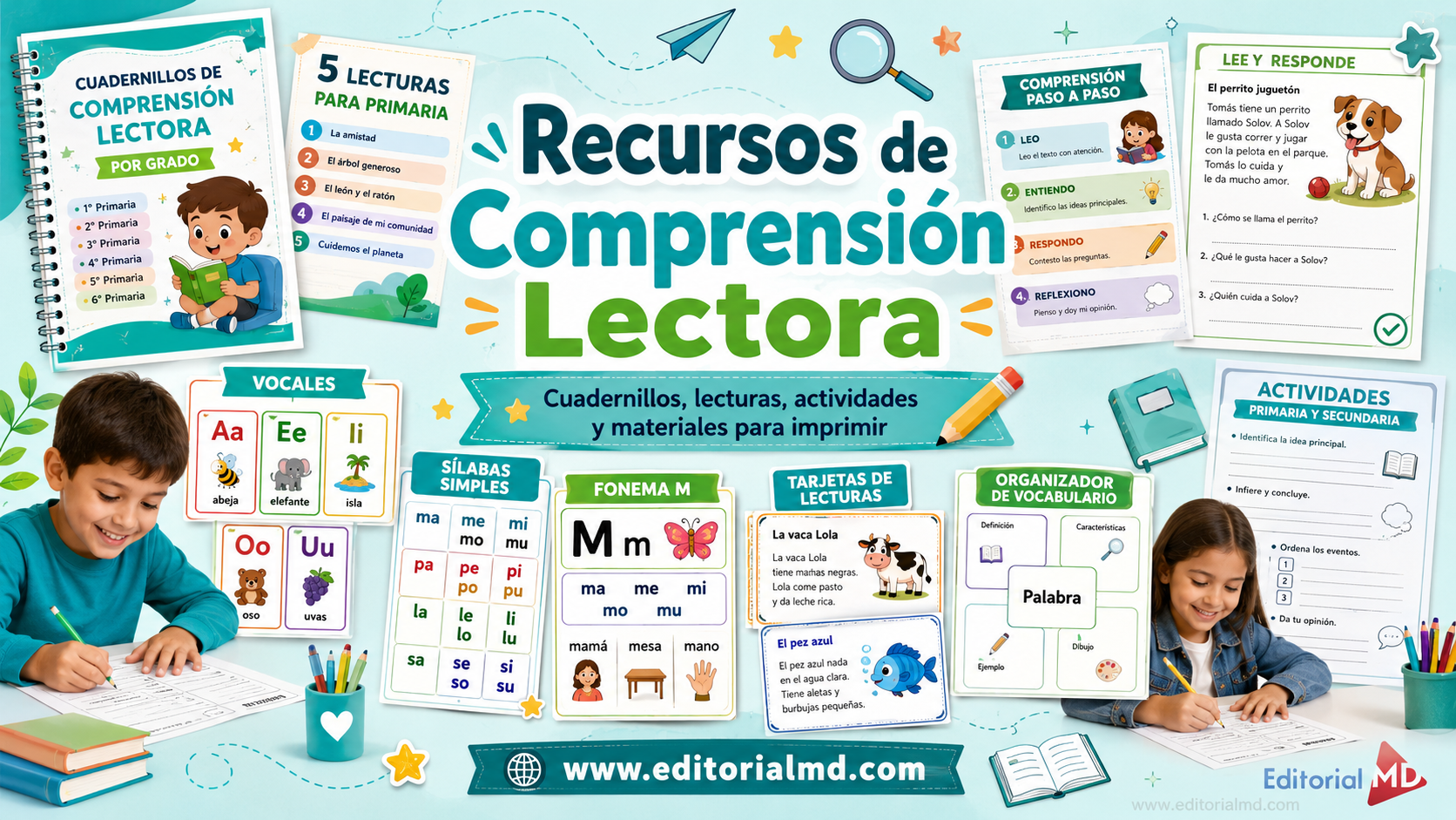 materiales de comprensión lectora para niños