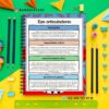 Agenda docente preescolar ciclo 2025-2026 monster red 12 Un colorido diseño plano con un cuaderno de espiral titulado