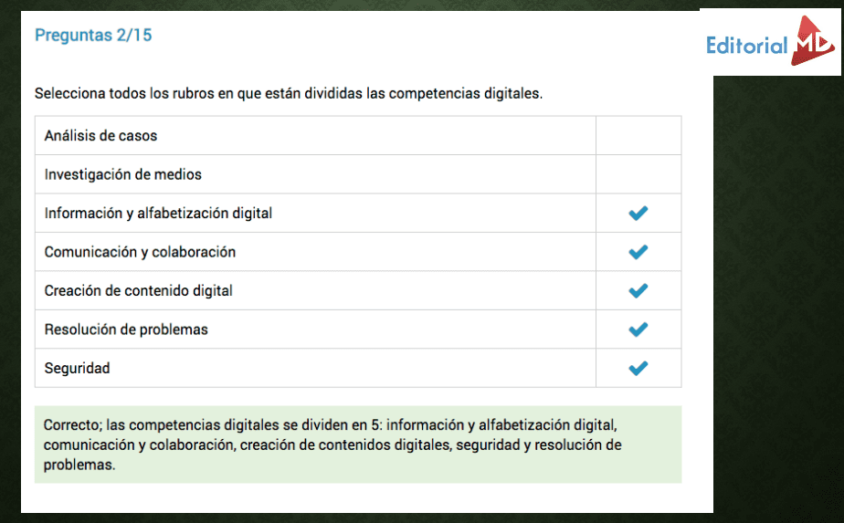 respuestas módulo 2 diplomado habilidades digitales para la docencia