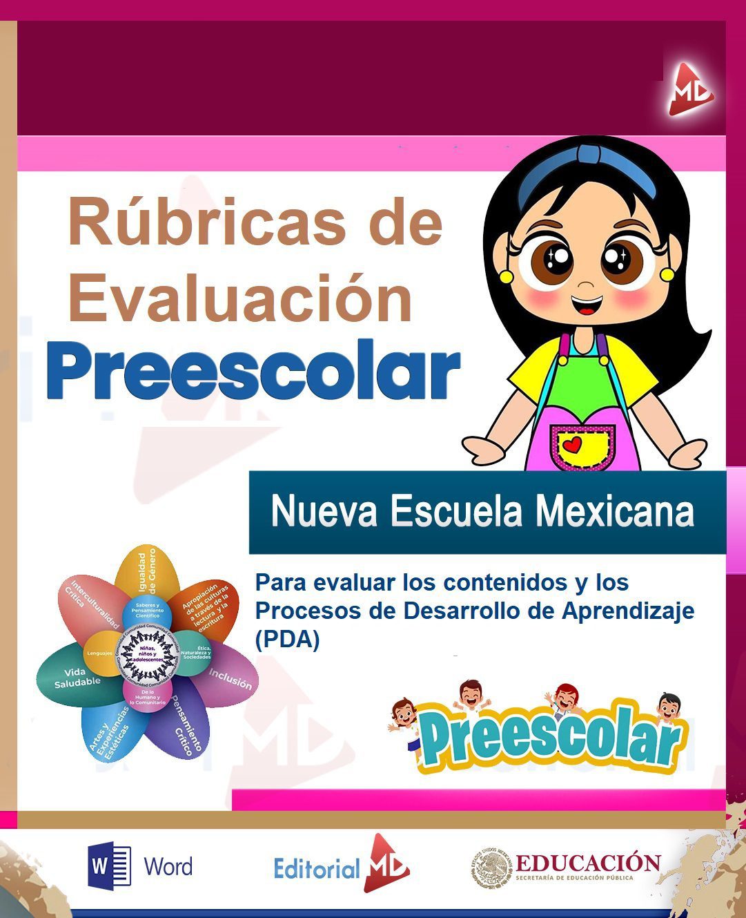 Rubricas de Evaluación Preescolar (Nuevos Campos Formativos) 1 Rubricas de Evaluación Preescolar (Nuevos Campos Formativos)