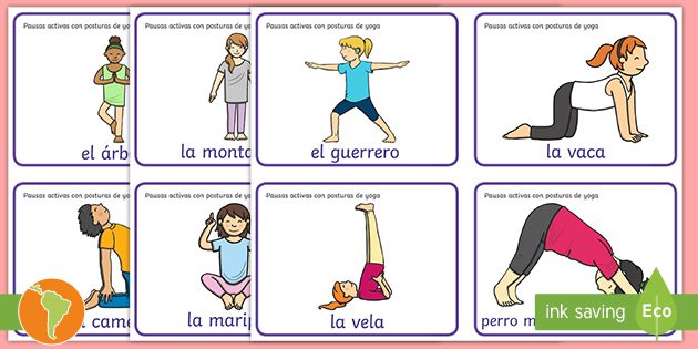 sa es 21078 pausas activas poses de yoga para ninos