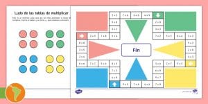 sa t 582 ludo de las tablas de multiplicar juego de mesa 2