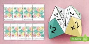 Juego comecocos de las tablas de multiplicar