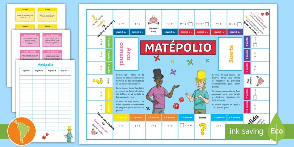 Matépolio: Tablas de multiplicar