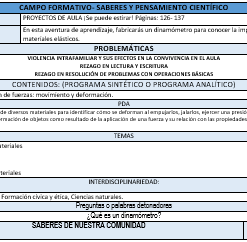 Un documento en español titulado 