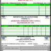 Imagen de una plantilla de Control de Calificaciones en Excel para Secundaria General y Técnica para nivel secundario, de color verde y rojo, con columnas para nombres y calificaciones de los estudiantes. Los encabezados indican los cursos académicos de 2014 a 2016.