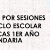 Planeación por Sesiones MATEMÁTICAS 1er Año Secundaria