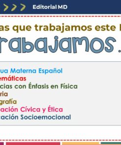 Una colorida diapositiva que enumera los temas de 