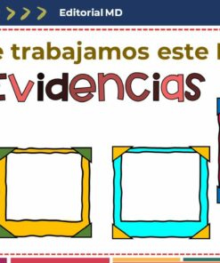 Colorido tablero de anuncios educativo titulado 