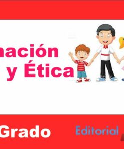 Ilustración de la portada de un libro de texto titulado 