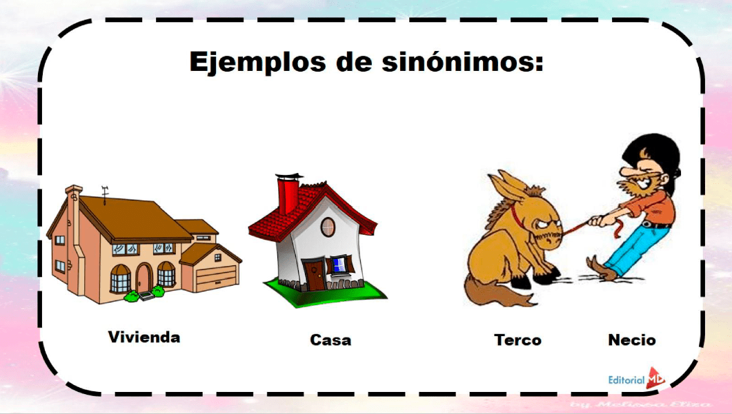 sinonimos para niños