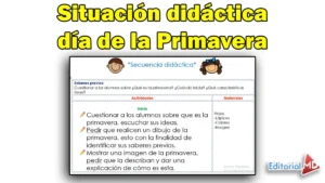 Situación Didáctica Día de la Primavera para Preescolar (Adaptada a la NEM 2026-2027)