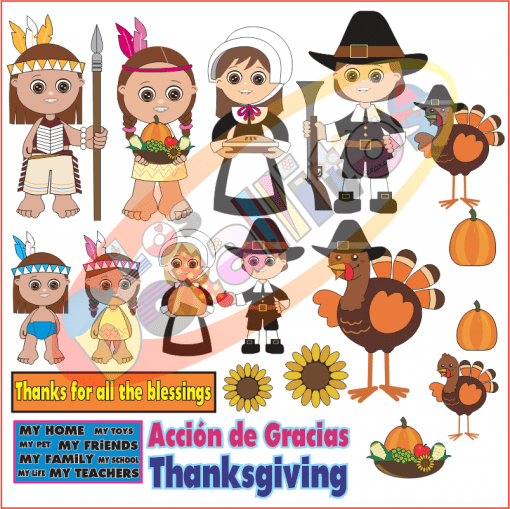 thanksgiving personajes