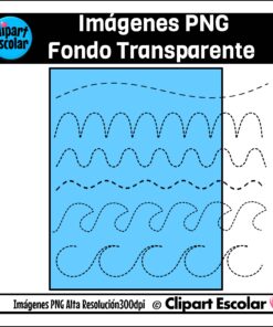 Trazos Básicos 1 Líneas Curvas Clipart Escolar 6 trazos lineas clipart escolar xppp 4 1