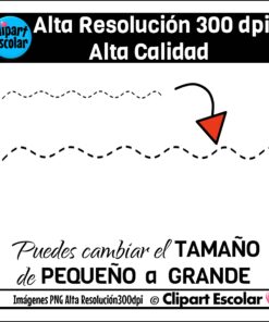 Trazos Básicos 1 Líneas Curvas Clipart Escolar 7 trazos lineas clipart escolar xppp 5 1
