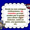 un remedio casero